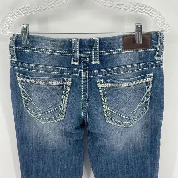 BKE Jeans Womens Size 27R (29x31) Payton Boot Cut Whiskered Cowgirl Rodeo Ranch - Picture 9 of 15